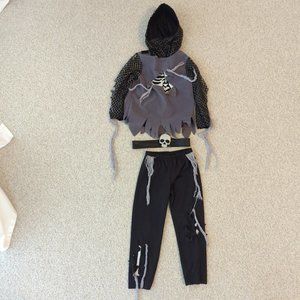 Wishcraft Skelton Knight Costume size 6